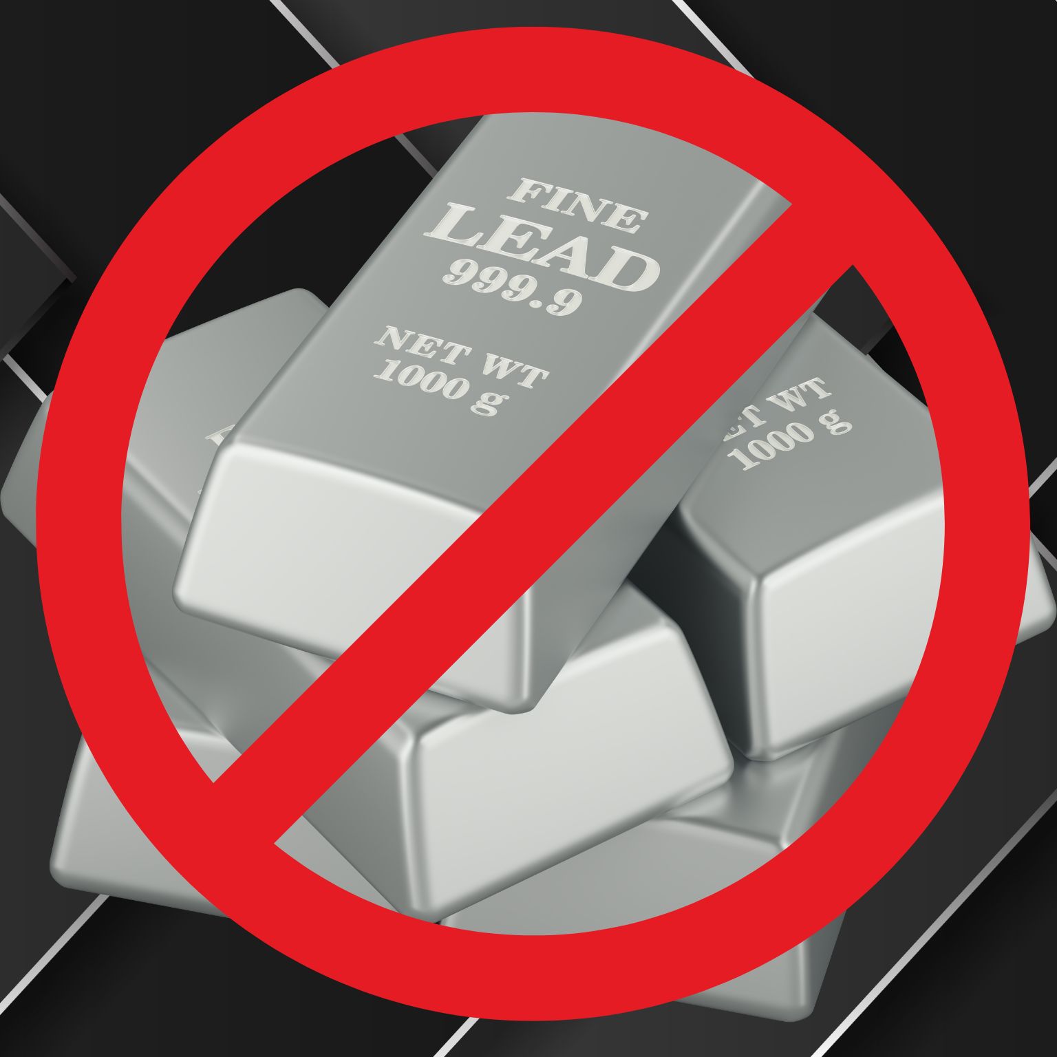 Lead iglots crossed out